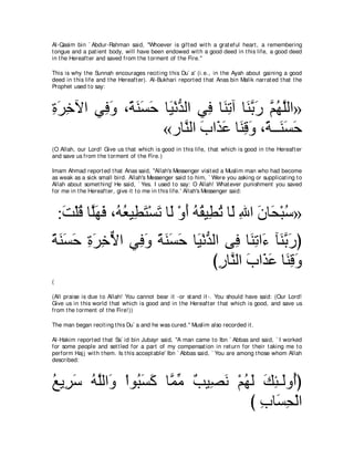 A compilation of the Abridged Tafsir Ibn Kathir Volumes 1 - 10  ( commentary of the meaning ) 