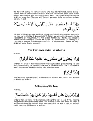 A compilation of the Abridged Tafsir Ibn Kathir Volumes 1 - 10  ( commentary of the meaning ) 