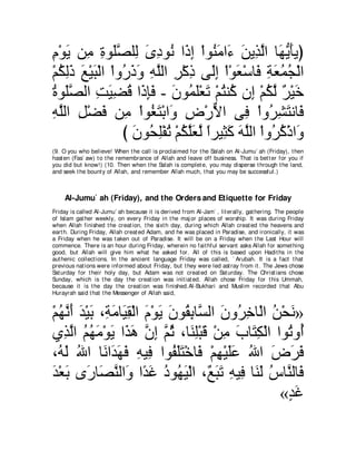 A compilation of the Abridged Tafsir Ibn Kathir Volumes 1 - 10  ( commentary of the meaning ) 