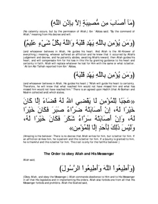 A compilation of the Abridged Tafsir Ibn Kathir Volumes 1 - 10  ( commentary of the meaning ) 