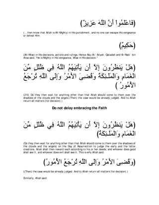 A compilation of the Abridged Tafsir Ibn Kathir Volumes 1 - 10  ( commentary of the meaning ) 