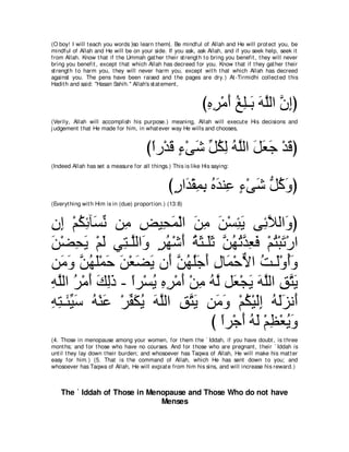 A compilation of the Abridged Tafsir Ibn Kathir Volumes 1 - 10  ( commentary of the meaning ) 