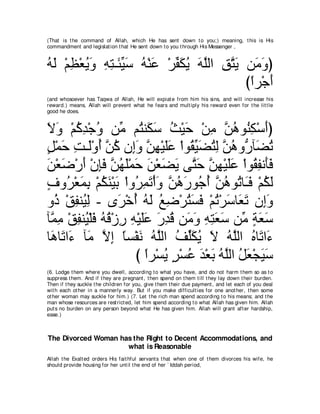 A compilation of the Abridged Tafsir Ibn Kathir Volumes 1 - 10  ( commentary of the meaning ) 