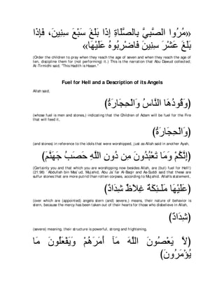 A compilation of the Abridged Tafsir Ibn Kathir Volumes 1 - 10  ( commentary of the meaning ) 