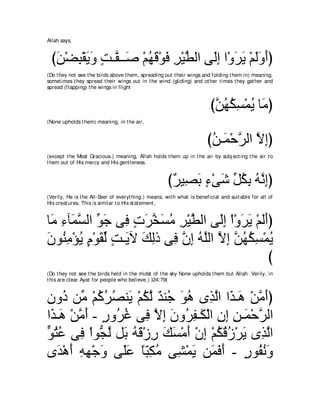 A compilation of the Abridged Tafsir Ibn Kathir Volumes 1 - 10  ( commentary of the meaning ) 