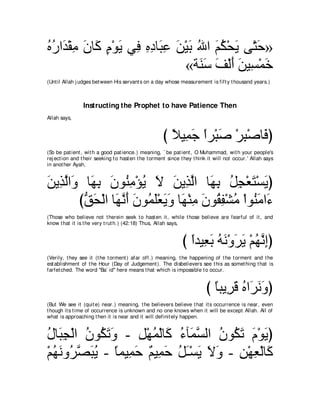 A compilation of the Abridged Tafsir Ibn Kathir Volumes 1 - 10  ( commentary of the meaning ) 