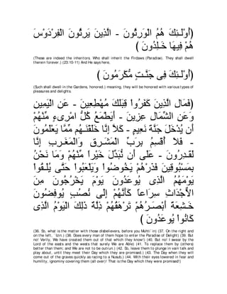 A compilation of the Abridged Tafsir Ibn Kathir Volumes 1 - 10  ( commentary of the meaning ) 