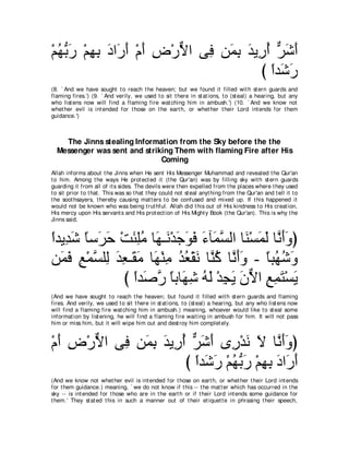 A compilation of the Abridged Tafsir Ibn Kathir Volumes 1 - 10  ( commentary of the meaning ) 