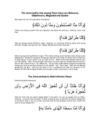 A compilation of the Abridged Tafsir Ibn Kathir Volumes 1 - 10  ( commentary of the meaning ) 