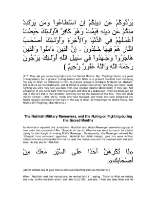 A compilation of the Abridged Tafsir Ibn Kathir Volumes 1 - 10  ( commentary of the meaning ) 