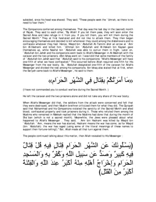 A compilation of the Abridged Tafsir Ibn Kathir Volumes 1 - 10  ( commentary of the meaning ) 