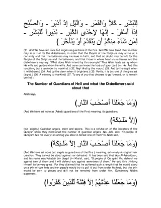 A compilation of the Abridged Tafsir Ibn Kathir Volumes 1 - 10  ( commentary of the meaning ) 