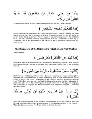 A compilation of the Abridged Tafsir Ibn Kathir Volumes 1 - 10  ( commentary of the meaning ) 