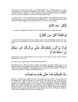 A compilation of the Abridged Tafsir Ibn Kathir Volumes 1 - 10  ( commentary of the meaning ) 