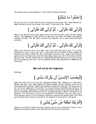A compilation of the Abridged Tafsir Ibn Kathir Volumes 1 - 10  ( commentary of the meaning ) 