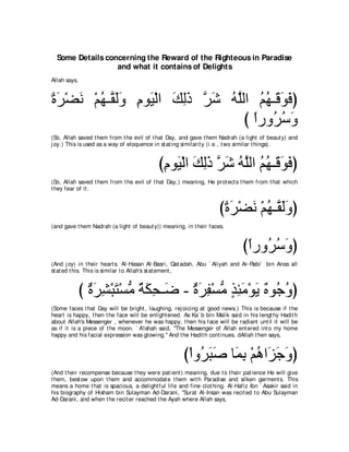 A compilation of the Abridged Tafsir Ibn Kathir Volumes 1 - 10  ( commentary of the meaning ) 