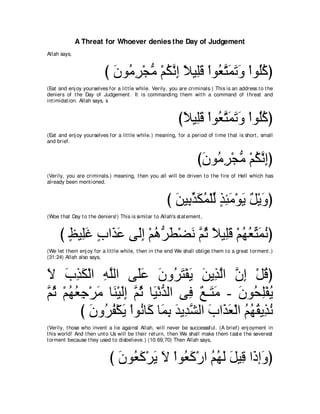 A compilation of the Abridged Tafsir Ibn Kathir Volumes 1 - 10  ( commentary of the meaning ) 