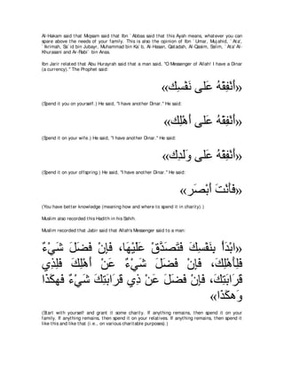 A compilation of the Abridged Tafsir Ibn Kathir Volumes 1 - 10  ( commentary of the meaning ) 