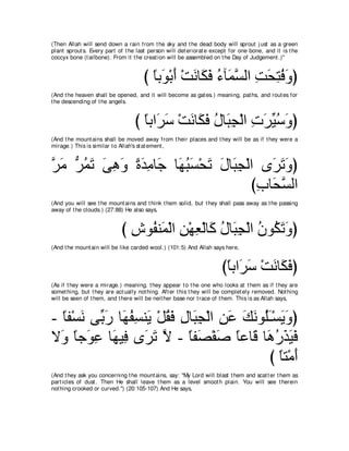 A compilation of the Abridged Tafsir Ibn Kathir Volumes 1 - 10  ( commentary of the meaning ) 