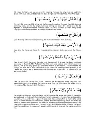 A compilation of the Abridged Tafsir Ibn Kathir Volumes 1 - 10  ( commentary of the meaning ) 