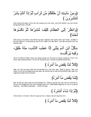 A compilation of the Abridged Tafsir Ibn Kathir Volumes 1 - 10  ( commentary of the meaning ) 