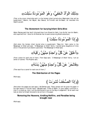 A compilation of the Abridged Tafsir Ibn Kathir Volumes 1 - 10  ( commentary of the meaning ) 