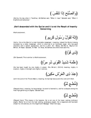 A compilation of the Abridged Tafsir Ibn Kathir Volumes 1 - 10  ( commentary of the meaning ) 