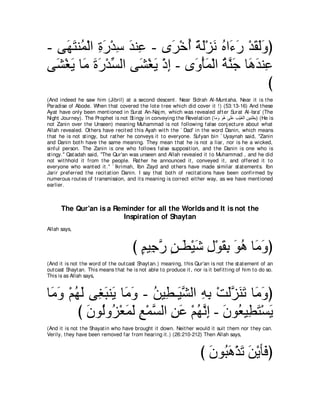 A compilation of the Abridged Tafsir Ibn Kathir Volumes 1 - 10  ( commentary of the meaning ) 