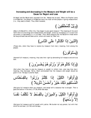 A compilation of the Abridged Tafsir Ibn Kathir Volumes 1 - 10  ( commentary of the meaning ) 