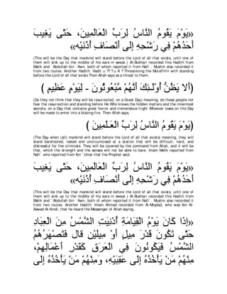 A compilation of the Abridged Tafsir Ibn Kathir Volumes 1 - 10  ( commentary of the meaning ) 