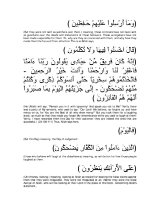 A compilation of the Abridged Tafsir Ibn Kathir Volumes 1 - 10  ( commentary of the meaning ) 