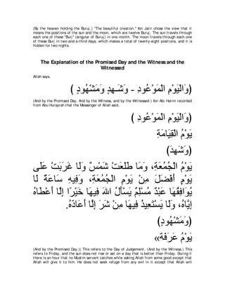 A compilation of the Abridged Tafsir Ibn Kathir Volumes 1 - 10  ( commentary of the meaning ) 