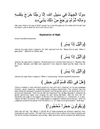 A compilation of the Abridged Tafsir Ibn Kathir Volumes 1 - 10  ( commentary of the meaning ) 