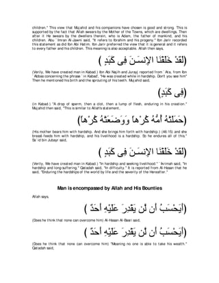 A compilation of the Abridged Tafsir Ibn Kathir Volumes 1 - 10  ( commentary of the meaning ) 