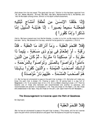 A compilation of the Abridged Tafsir Ibn Kathir Volumes 1 - 10  ( commentary of the meaning ) 