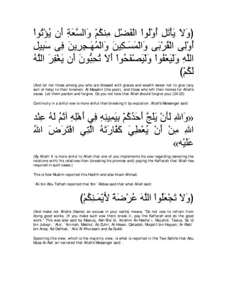 A compilation of the Abridged Tafsir Ibn Kathir Volumes 1 - 10  ( commentary of the meaning ) 