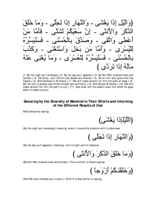 A compilation of the Abridged Tafsir Ibn Kathir Volumes 1 - 10  ( commentary of the meaning ) 