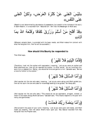 A compilation of the Abridged Tafsir Ibn Kathir Volumes 1 - 10  ( commentary of the meaning ) 