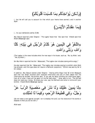 A compilation of the Abridged Tafsir Ibn Kathir Volumes 1 - 10  ( commentary of the meaning ) 