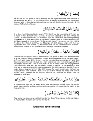 A compilation of the Abridged Tafsir Ibn Kathir Volumes 1 - 10  ( commentary of the meaning ) 