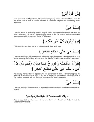 A compilation of the Abridged Tafsir Ibn Kathir Volumes 1 - 10  ( commentary of the meaning ) 