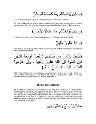 A compilation of the Abridged Tafsir Ibn Kathir Volumes 1 - 10  ( commentary of the meaning ) 