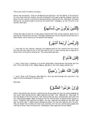 A compilation of the Abridged Tafsir Ibn Kathir Volumes 1 - 10  ( commentary of the meaning ) 