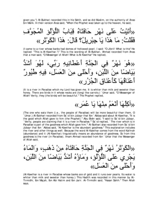 A compilation of the Abridged Tafsir Ibn Kathir Volumes 1 - 10  ( commentary of the meaning ) 