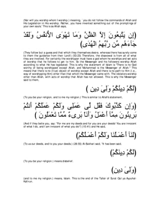 A compilation of the Abridged Tafsir Ibn Kathir Volumes 1 - 10  ( commentary of the meaning ) 