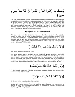 A compilation of the Abridged Tafsir Ibn Kathir Volumes 1 - 10  ( commentary of the meaning ) 