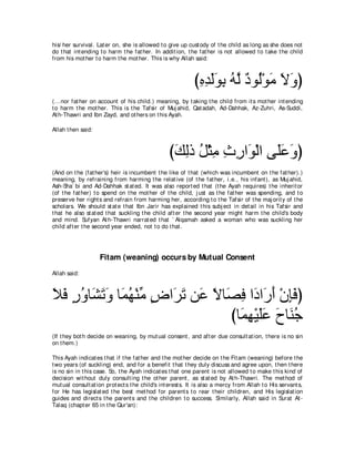 A compilation of the Abridged Tafsir Ibn Kathir Volumes 1 - 10  ( commentary of the meaning ) 