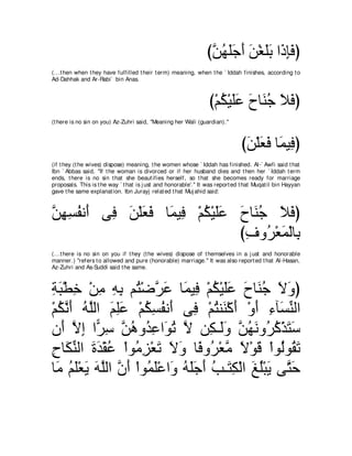 A compilation of the Abridged Tafsir Ibn Kathir Volumes 1 - 10  ( commentary of the meaning ) 