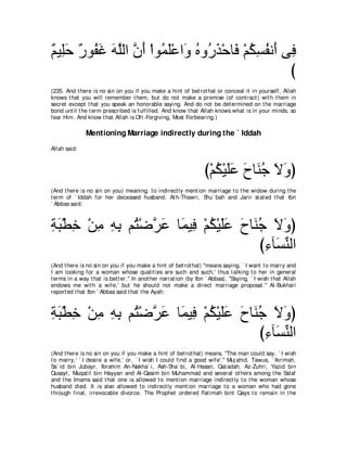 A compilation of the Abridged Tafsir Ibn Kathir Volumes 1 - 10  ( commentary of the meaning ) 