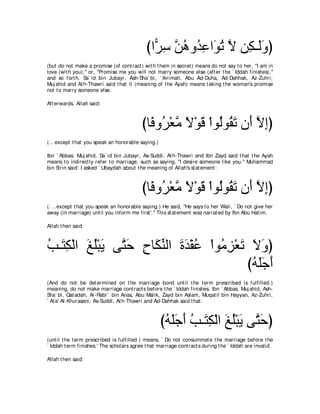 A compilation of the Abridged Tafsir Ibn Kathir Volumes 1 - 10  ( commentary of the meaning ) 